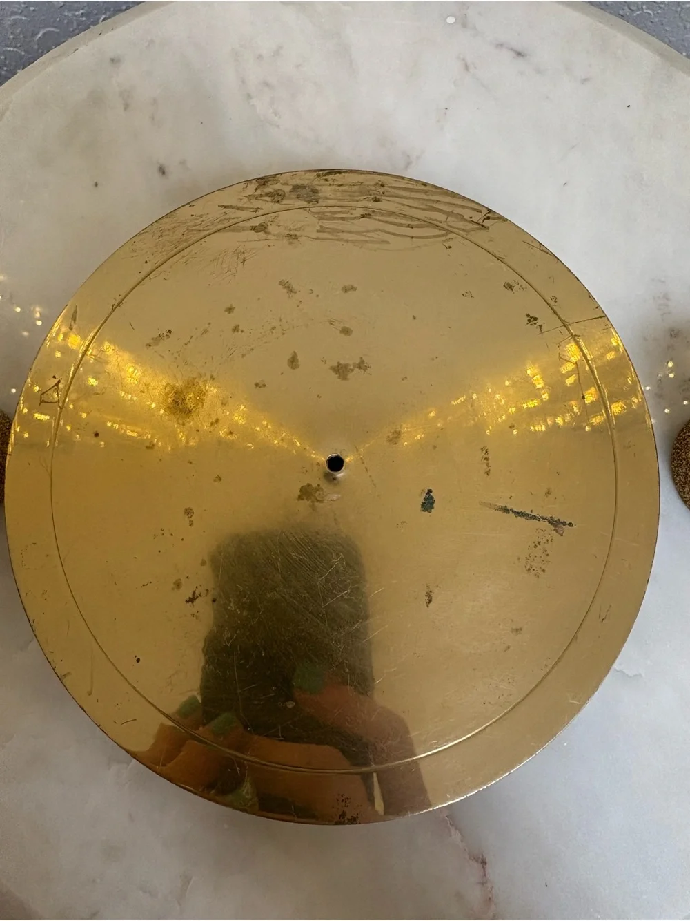 Vintage Brass Riser - Picture 2 of 6